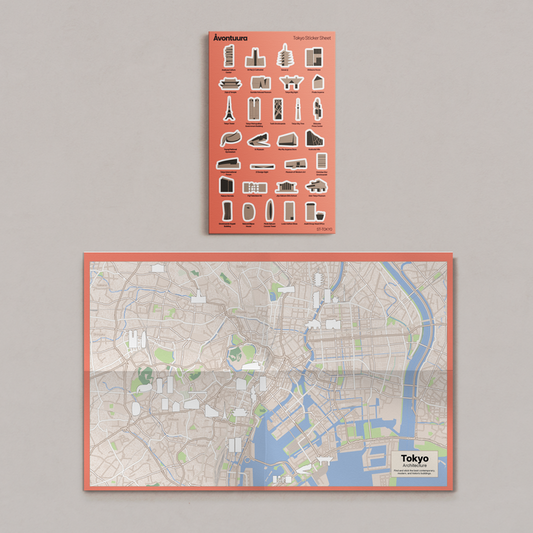 Tokyo Sticker & Map Set