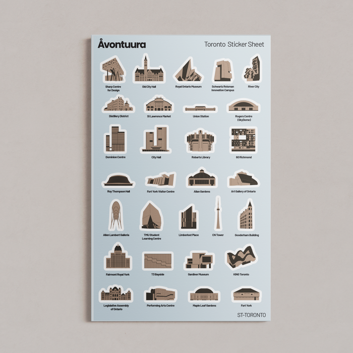 Toronto Sticker & Map Set