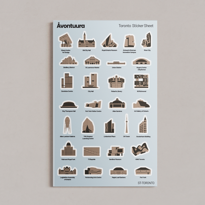 Toronto Sticker & Map Set