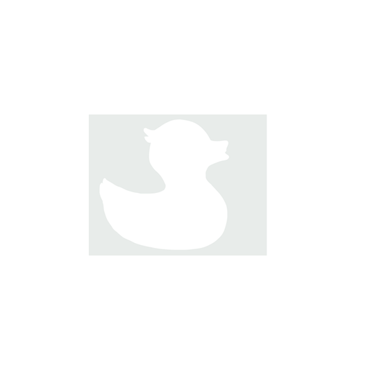 TownPool Duck Velcro Patch (Small) (White)