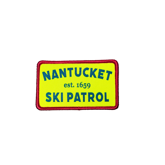 Vail Velcro Patch for Winter Hat (Neon Yellow, Blue, Pink) (Ski Patrol)