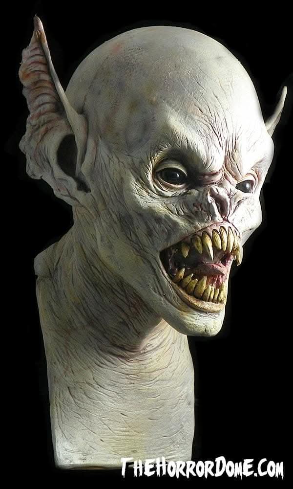 Detailed Face of Vampire Bat Mask
