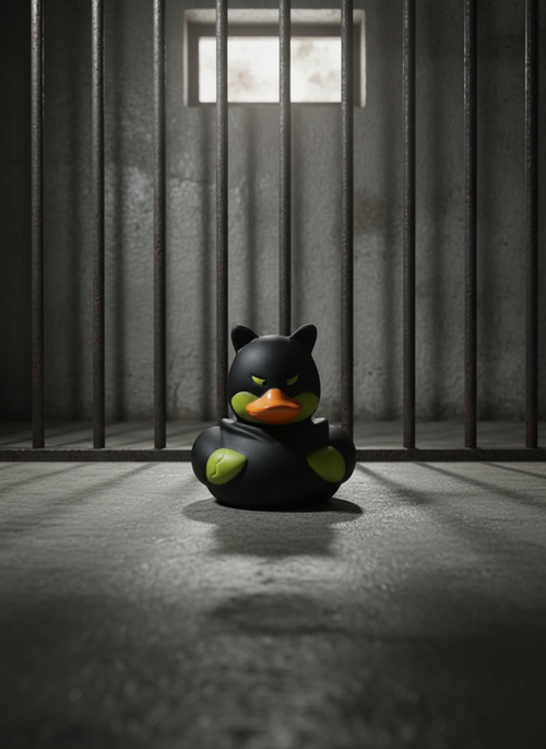 Villain Burglar Rubber Duck
