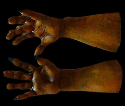 "Werewolf Hands - Brown" Deluxe Halloween Costume Gloves
