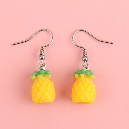 Who Lives In A Pineapple Earrings