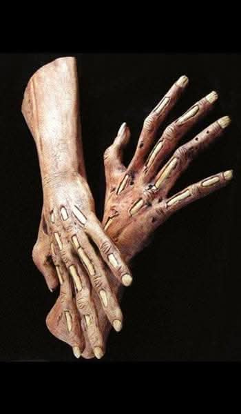"Zombie Latex Hands" Halloween Costume Gloves